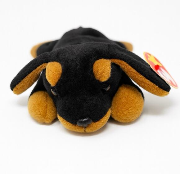 TY Vintage Dog "Doby" Beanie Baby - Picture 1 of 11